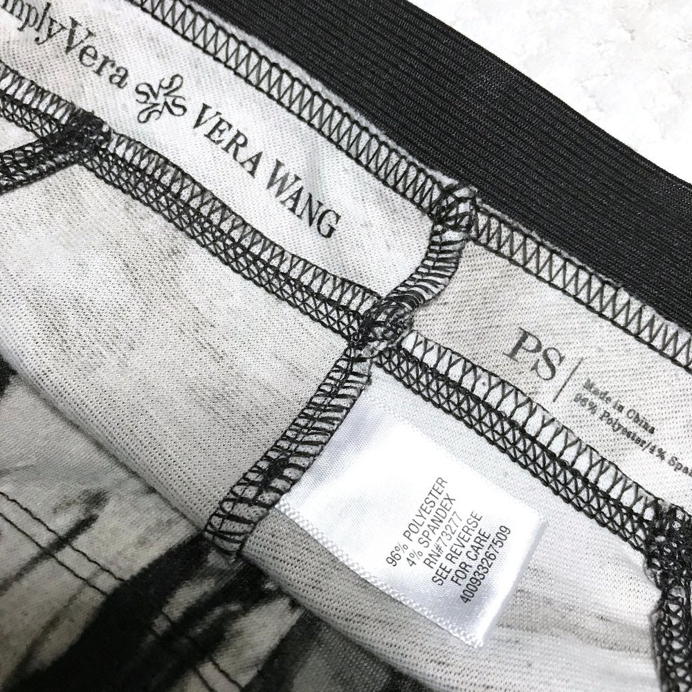 Simply Vera Vera Wang Brush stroke Ponte Leggings - Picture 7 of 8